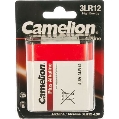 Батарейка 4.5В Camelion, 3LR12 Plus Alkaline,1656