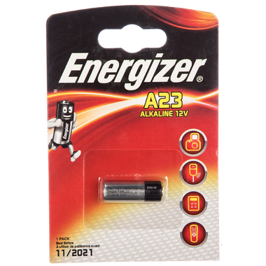 Щелочная батарейка A23 12В бл/1 ENERGIZER 7638900083057