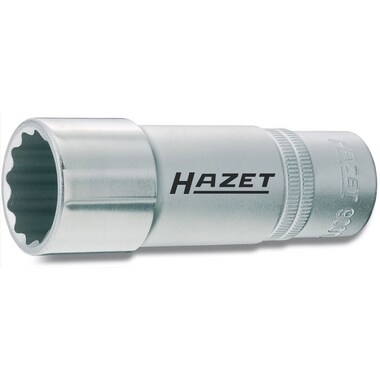 Торцевая головка глубокая 12 гр., 18 мм, 1/2" HAZET 900TZ-18