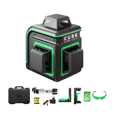 Построитель лазерных плоскостей ADA Cube 3-360 GREEN Ultimate Edition A00569 ADA INSTRUMENTS
