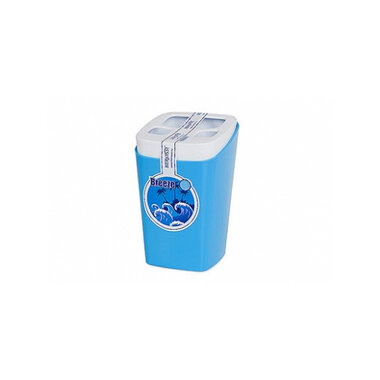 Подставка для зубных щеток Breeze (Бриз), голубая лагуна, BEROSSI (Изделие из пластмассы. Размер 79,5 х 79,5 х 121,8 мм) (АС17247000)