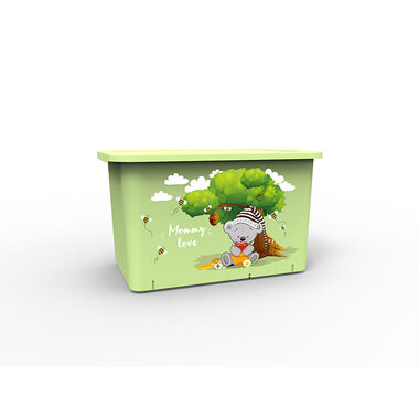 Контейнер для игрушек Mommy love (Мамми лав) 15,7 л, чайное дерево, BEROSSI (Изд. из пластм. Размер 396 * 241 * 231 мм) (АС49162000)
