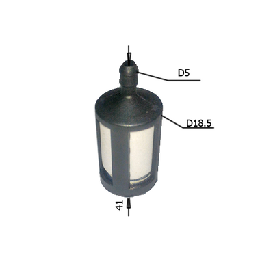 Фильтр топливный для бензокос и бензопил объёмом объёмом двиг до 60см3, шт 010048B AEZ