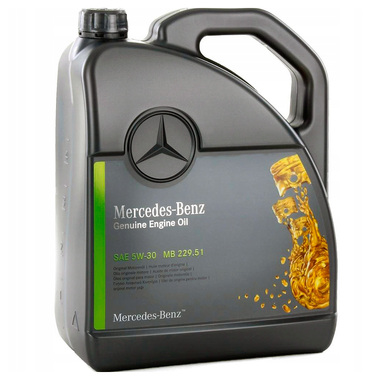 Масло моторное Mercedes-Benz 229.51 5W-30 5л. синтет. легк.авт. (A0009899701AAA4)