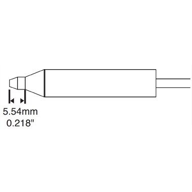 Наконечник (отверстие 1.55х2.85 мм) для MFR-H5 METCAL DFP-CN6