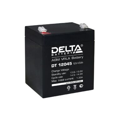 Аккумулятор для ИБП DELTA DT 12045