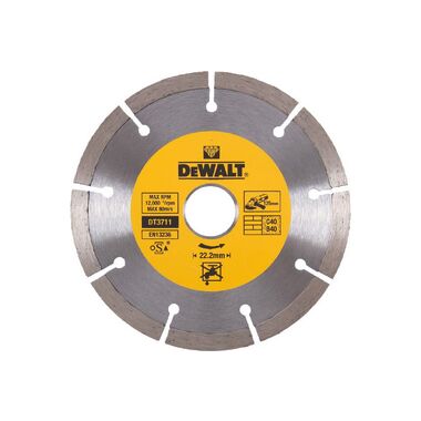 Круг алмазный DEWALT Ф125х22мм универсальный (DT3711QZ) DT3711-QZ