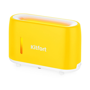 Увлажнитель-ароматизатор воздуха бело-желтый Kitfort КТ-2887-1