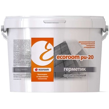 Полиуретановый герметик ECOROOM 2K, 12.5 кг E-PUгерм-12513/12.5