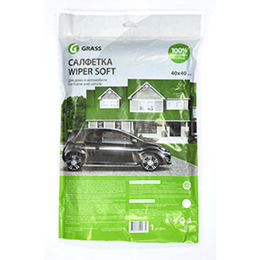 Салфетка микрофибра Grass Wiper Soft 100% IT-0352