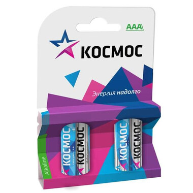 Батарейка LR LR03 BP-4 (4 шт; блистер) КОСМОС KOCLR034BL