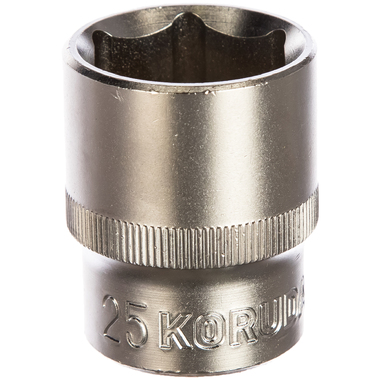 Головка торцевая 6-гранная (25 мм; 1/2DR) KORUDA KR-4SK25