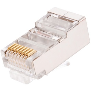 Коннектор NIKOMAX RJ45/8P8C под витую пару, 100шт NMC-RJ88RZ50SD1-100