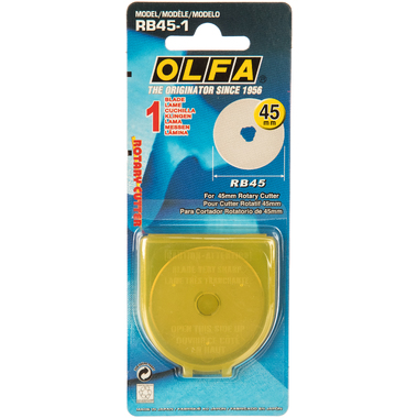 Лезвие круглое для ножей RTY-2/G, RTY-2/DX, 45-C (45х0.3 мм) OLFA OL-RB45-1