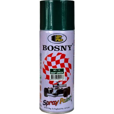 Акриловая краска Bosny аэрозоль, темно-зеленый RAL 6026 13