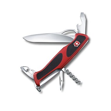 Нож 130 мм, 11 функций, красный Victorinox RangerGrip 61 0.9553.MC