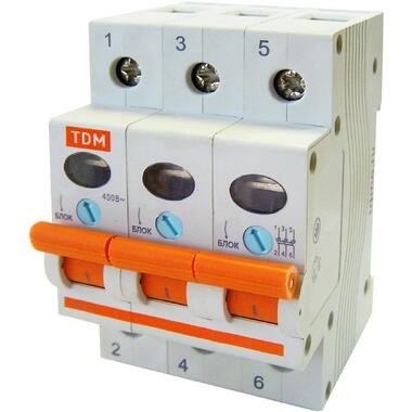 Выключатель нагрузки мини-рубильник TDM ВН-32 3P 25A SQ0211-0023