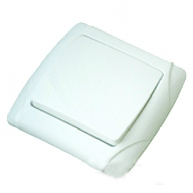 Одноклавишный выключатель TDM 10А белый Онега SQ1805-0001