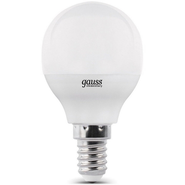 Лампа Gauss LED Elementary Globe 10W E14 4100K 1/10/100 SQ53120