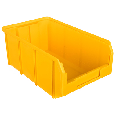 Пластиковый желтый ящик 341х207х143мм Стелла V-3 STELLA СТЕЛЛА-2323771655