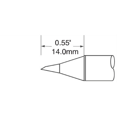 Наконечник (1.5х14 мм; миниволна) для PS900 METCAL STV-DRH20