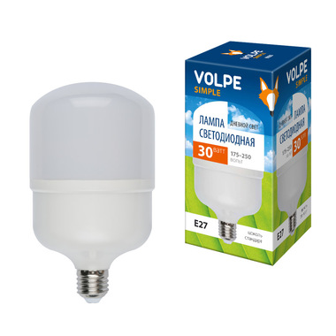 Светодиодная лампа Volpe. Серия Simple LED-M80-30W/DW/E27/FR/S UL-00002942