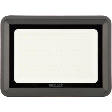 Светодиодный прожектор Wolta 5500K, 200 W SMD, IP 65, цвет серый, слим WFL-200W/06