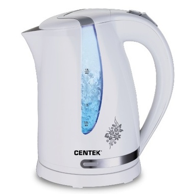 Чайник Centek White 1.8л, 2200Bт CT-0040 White